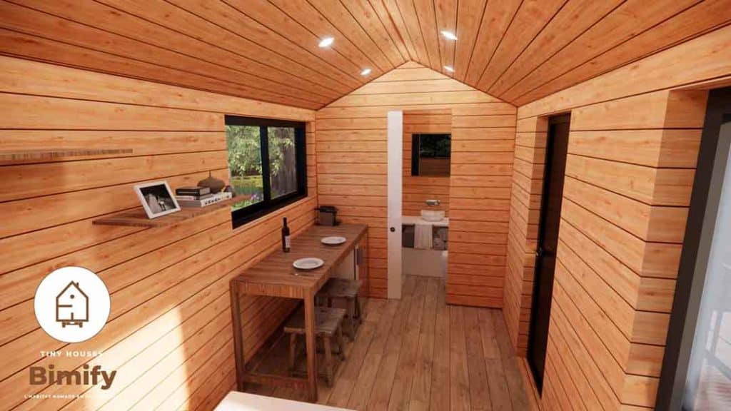 Mini maison rustique en bois