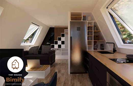 Customised interior design of studios and flats