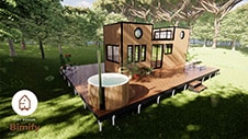 6 persoons tiny house